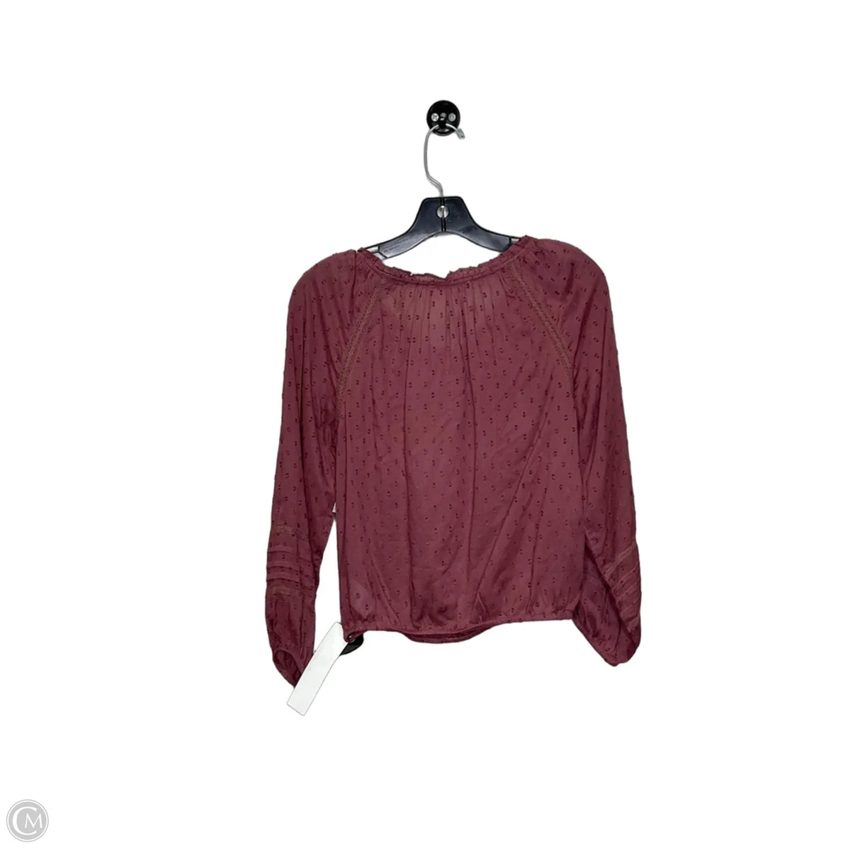 Top Long Sleeve By Lucky Brand In Mauve, Size: Xs