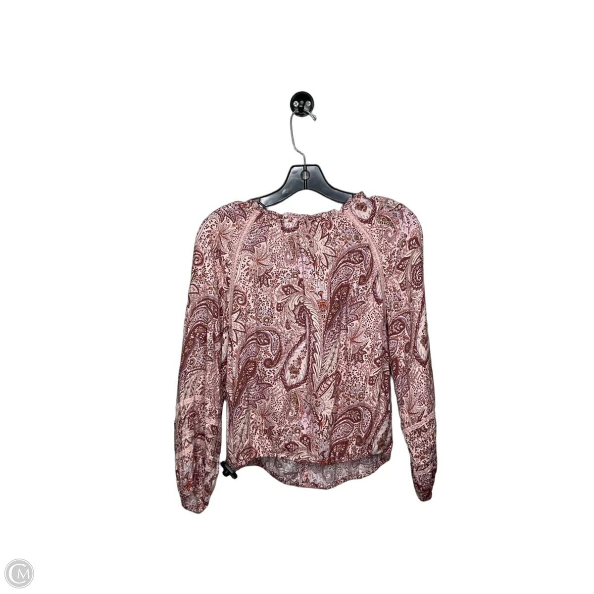 Top 3/4 Sleeve By Lucky Brand In Purple, Size: Xs