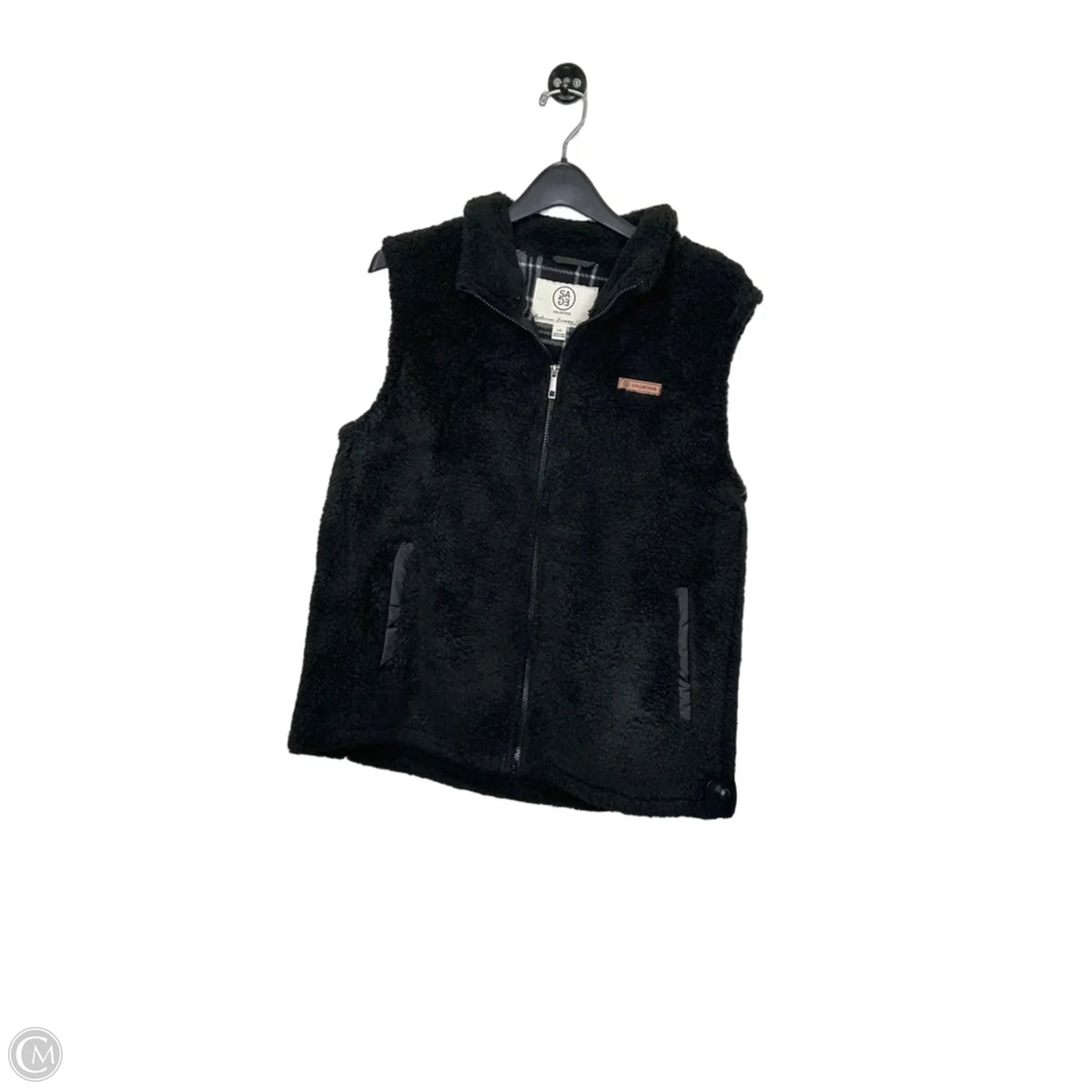 Vest Fleece By Sage In Black, Size: L