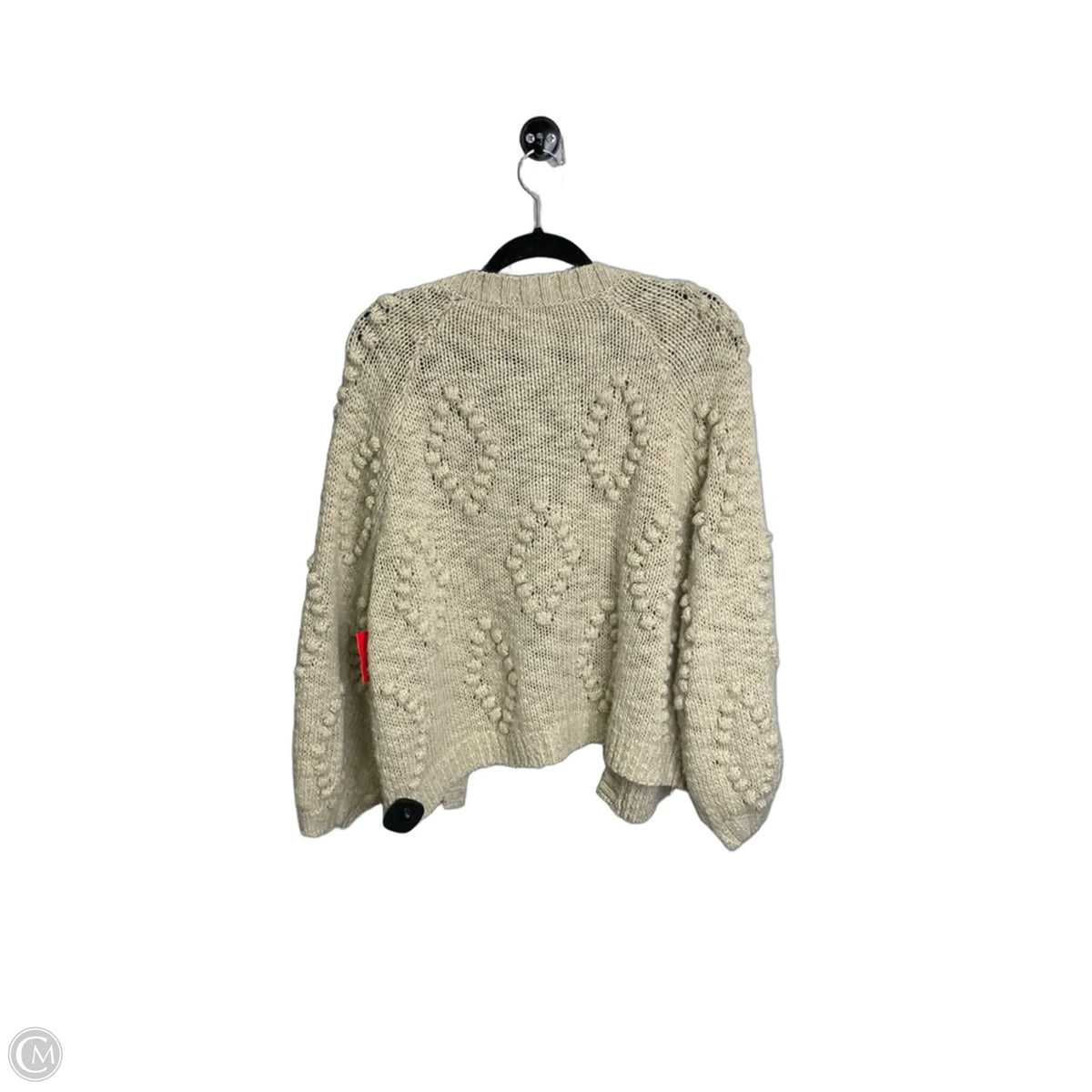 Cardigan By Lucky Brand In Cream, Size: L