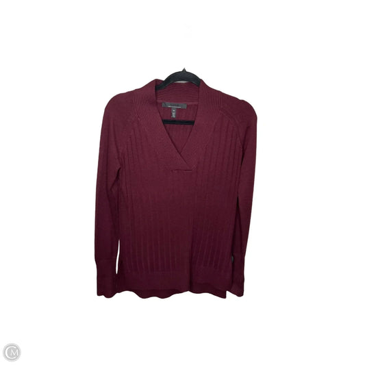 Sweater By White House Black Market In Maroon, Size: Xs