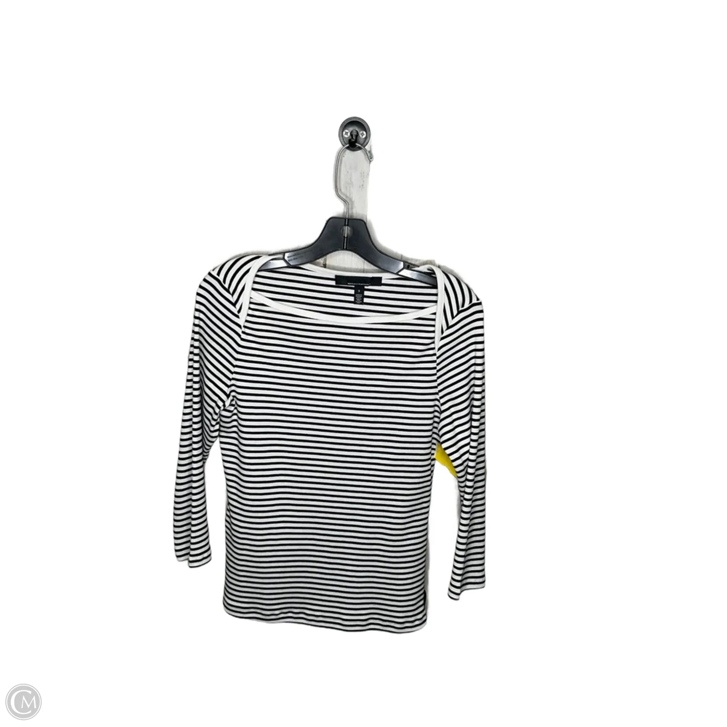 Top Long Sleeve By White House Black Market In Striped Pattern, Size: S
