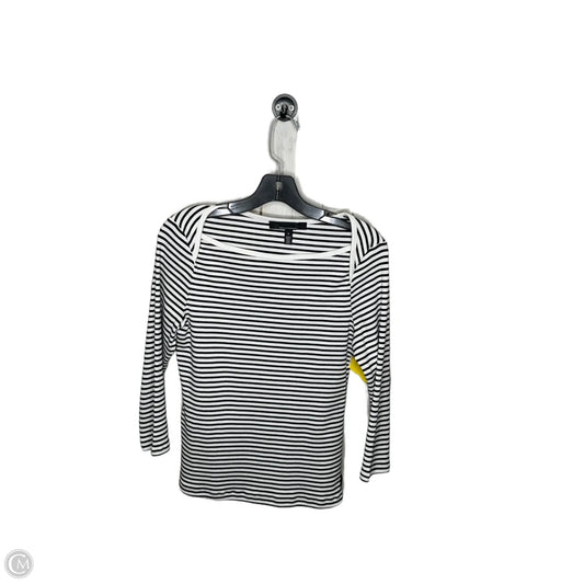 Top Long Sleeve By White House Black Market In Striped Pattern, Size: S