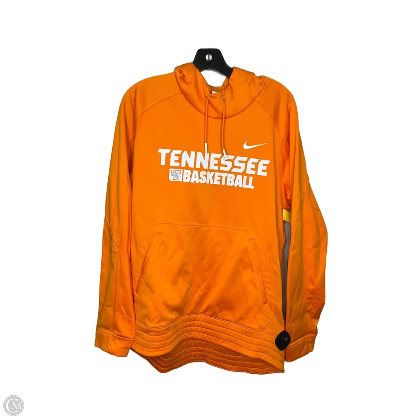 Sweatshirt Hoodie By Nike In Orange, Size: M