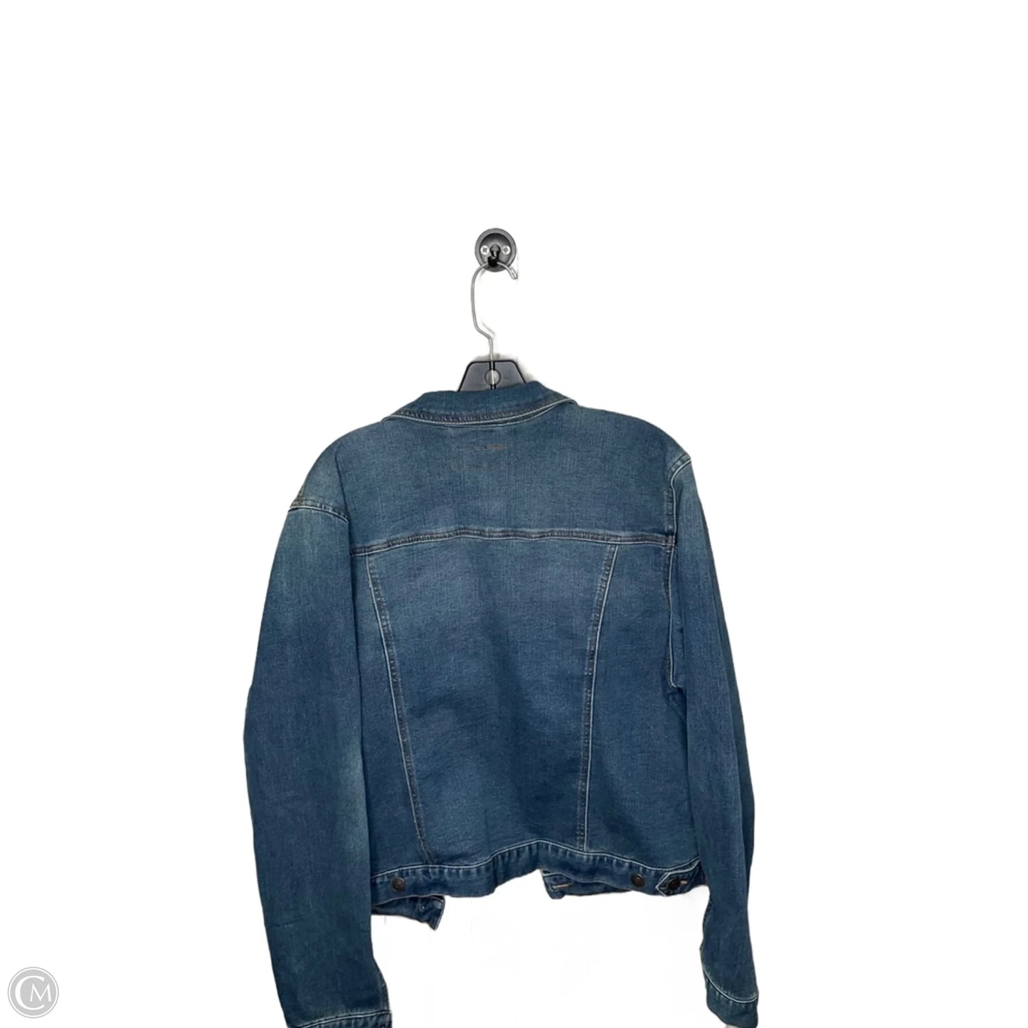 Jacket Denim By Time And Tru In Blue, Size: 22