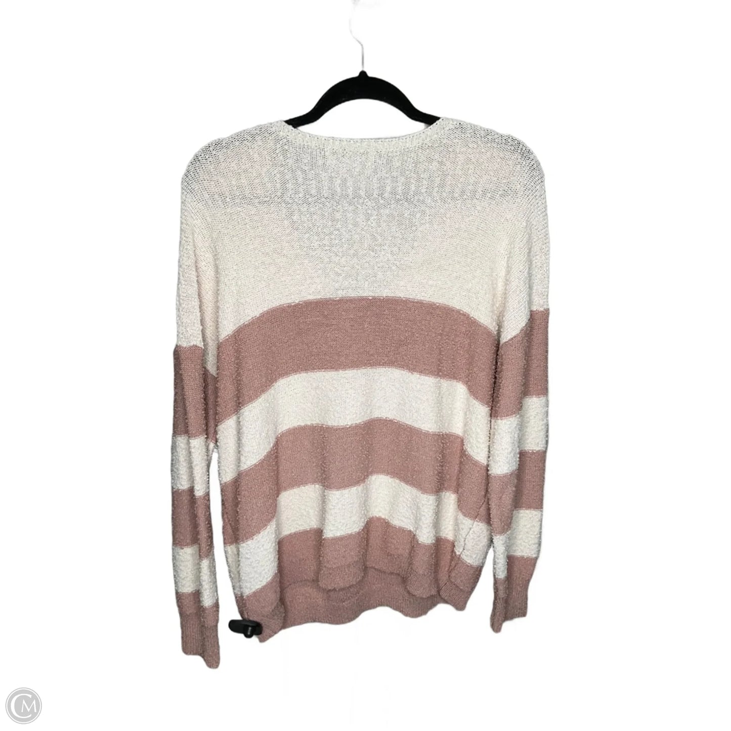 Sweater By Knox Rose In Pink & Tan, Size: Xl