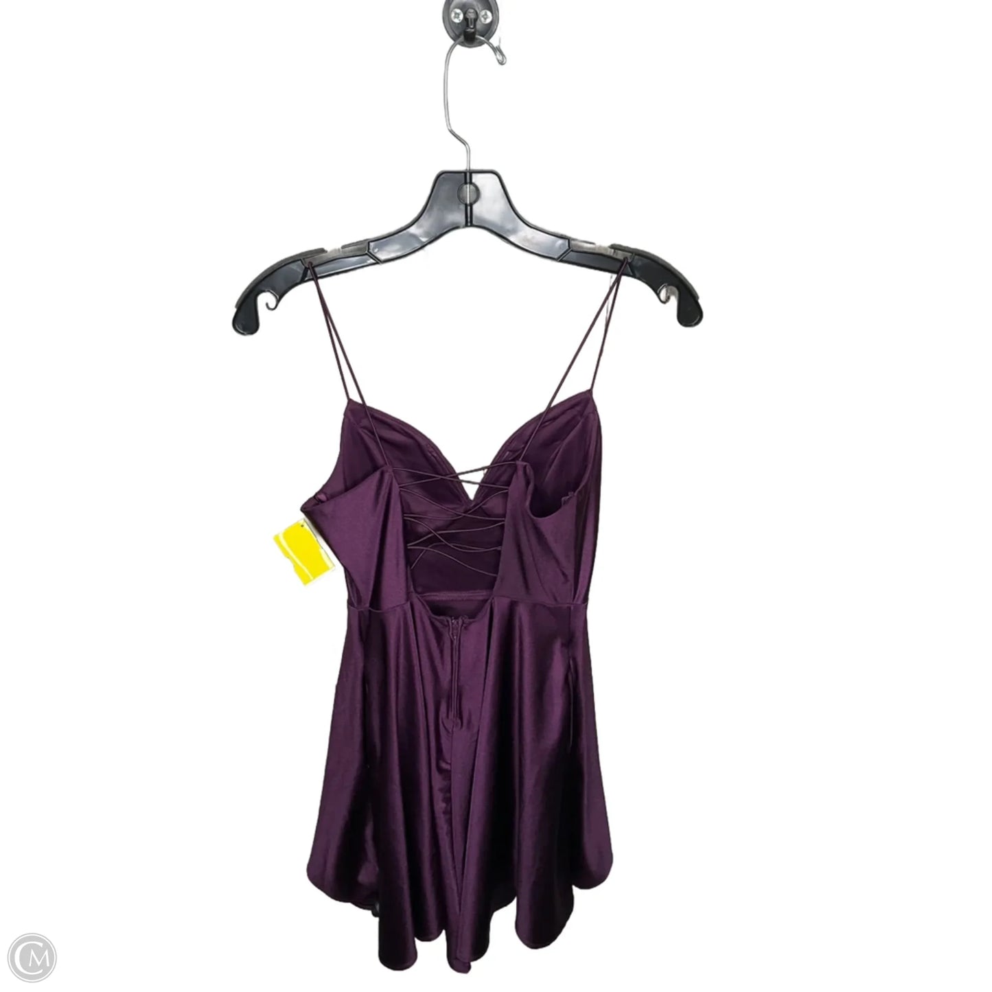 Dress Party Short By City Studio In Purple, Size: 2