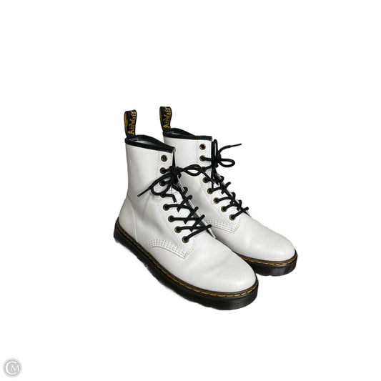 Boots Mid-calf Flats By Dr Martens In White, Size: 7