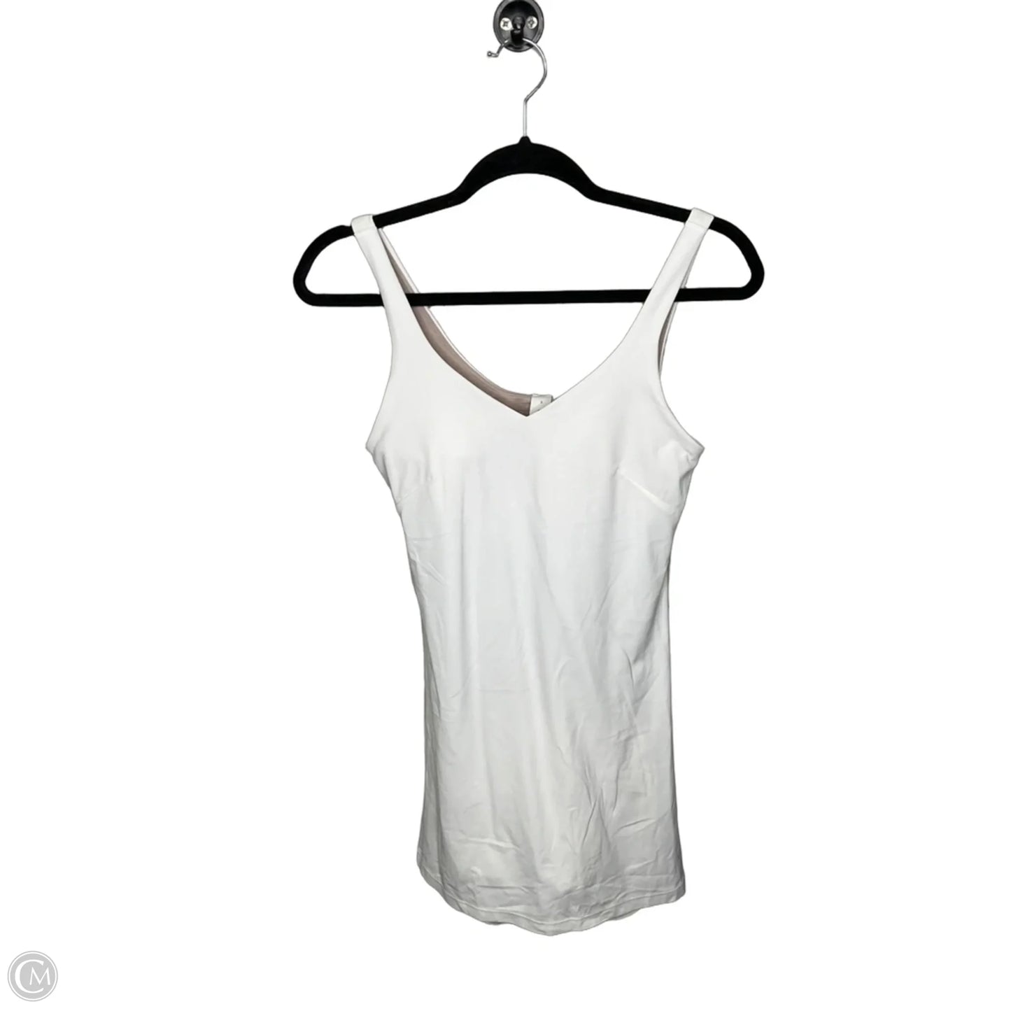 Athletic Dress By Lululemon In White, Size: 8