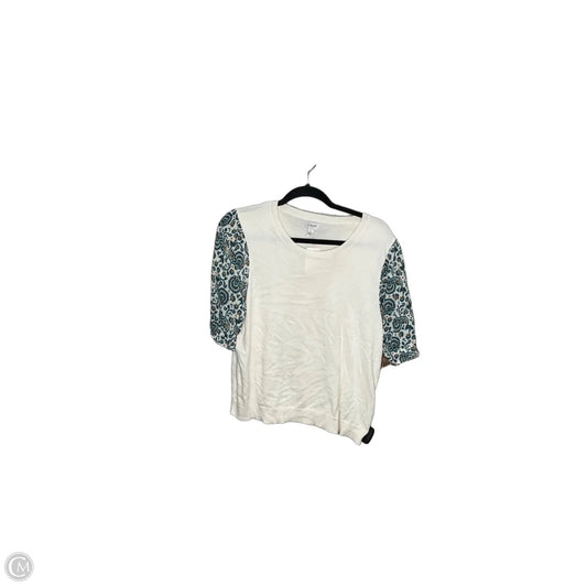 Top Short Sleeve By J. Crew In Tan, Size: L