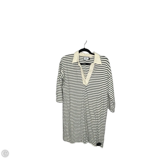 Dress Casual Short By Tuckernuck In Green & Tan, Size: M