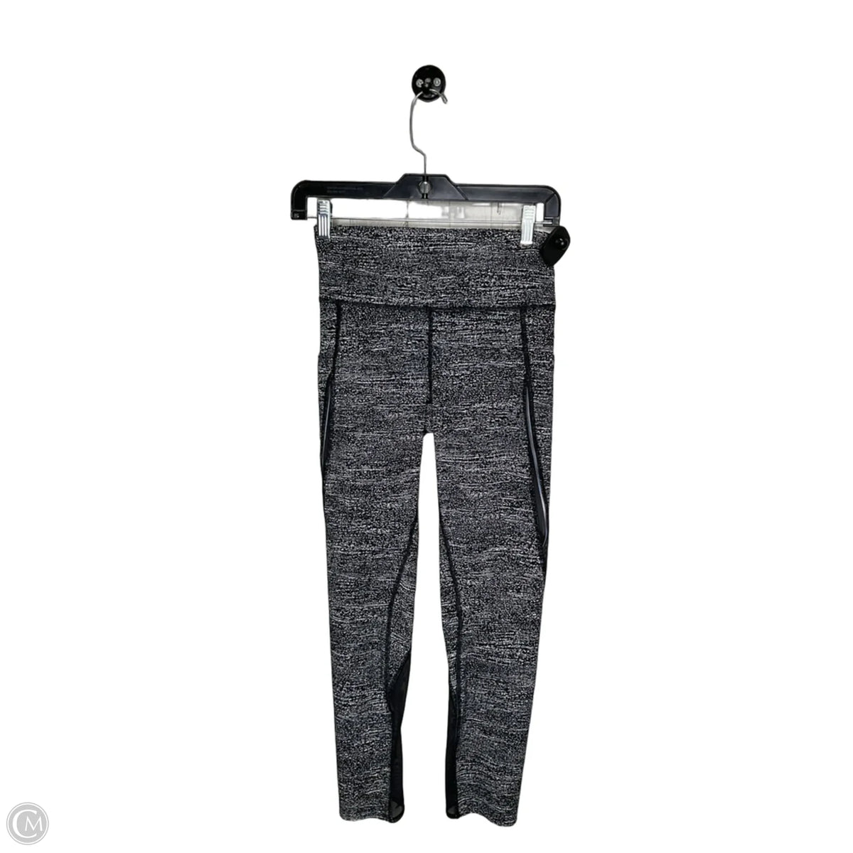 Athletic Leggings By Lululemon In Black & White, Size: 6