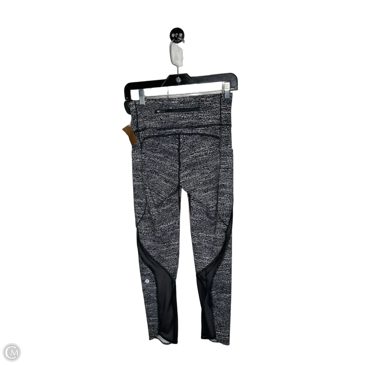 Athletic Leggings By Lululemon In Black & White, Size: 6