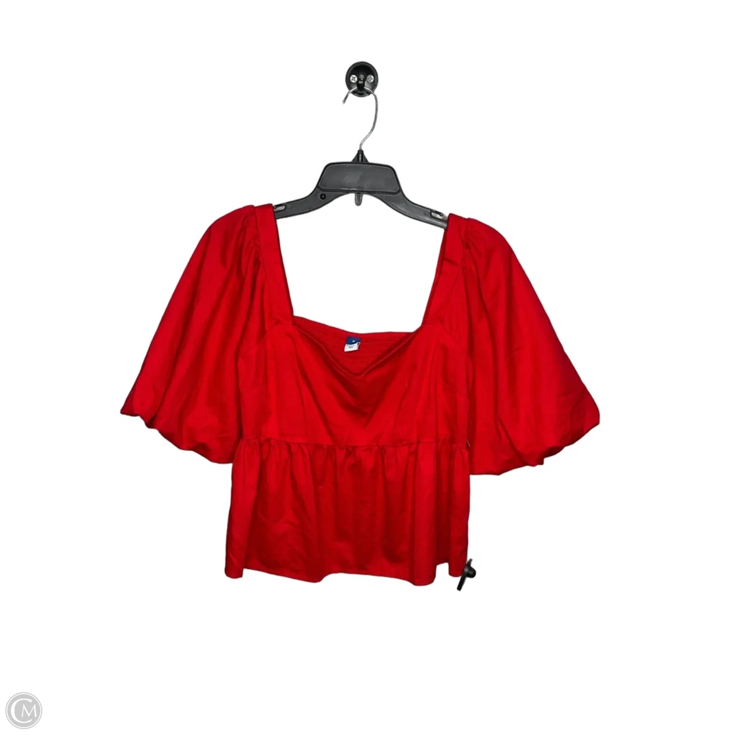 Top Short Sleeve By Old Navy In Red, Size: M