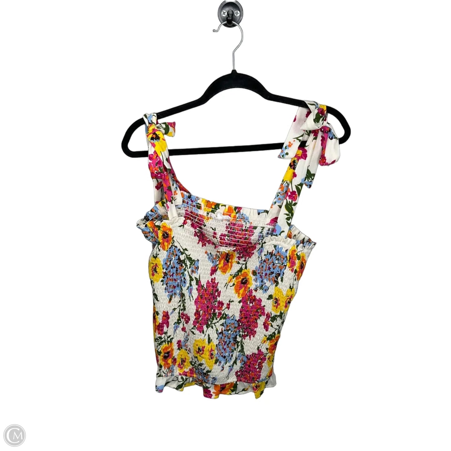 Top Sleeveless By Thml In Floral Print, Size: L