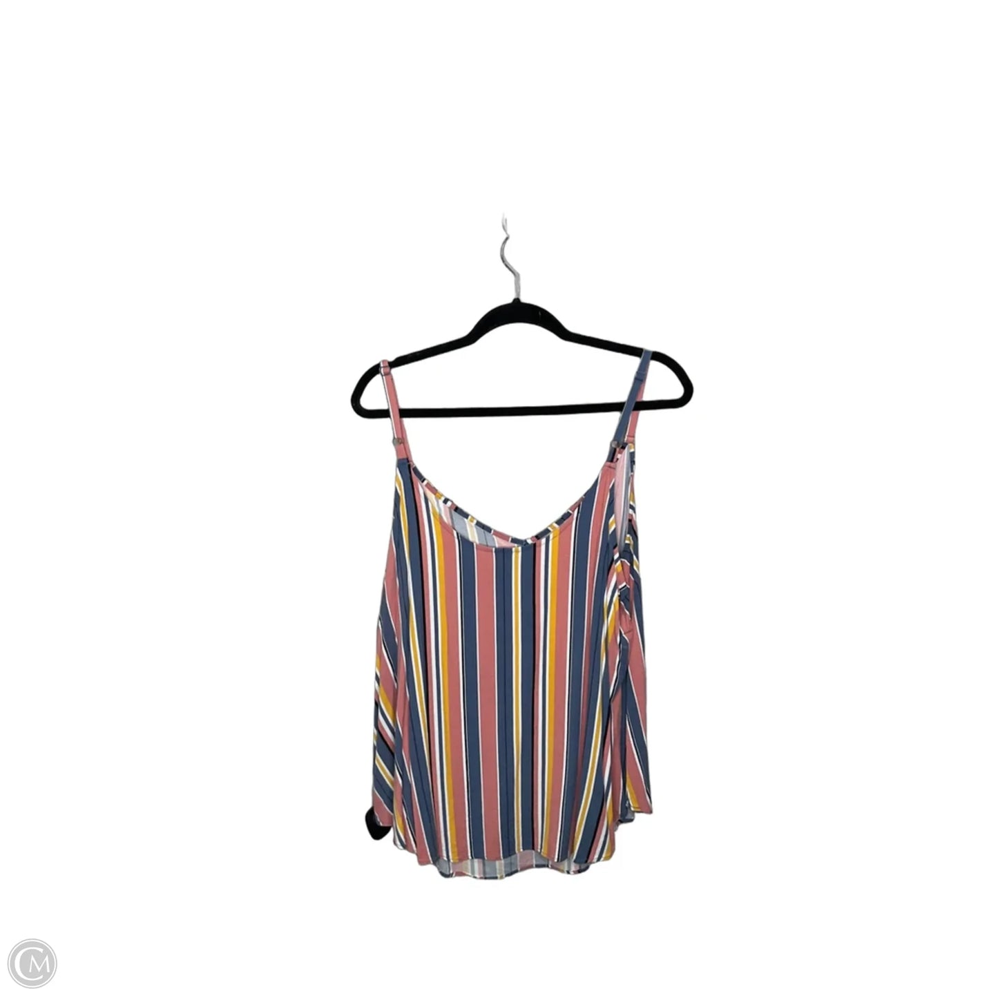 Top Sleeveless By Torrid In Striped Pattern, Size: 2x