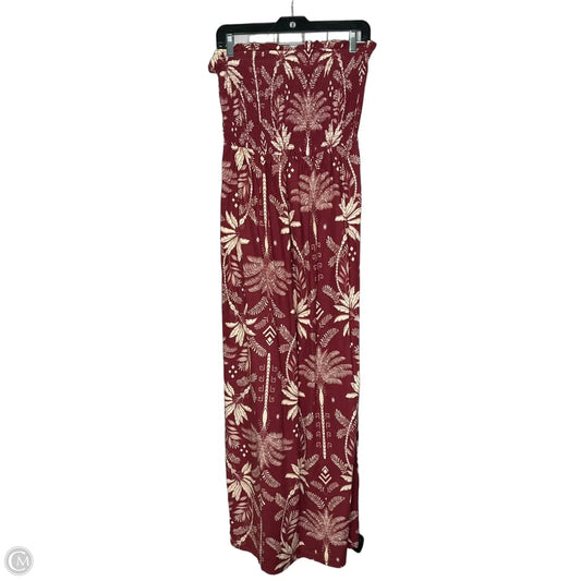 Dress Casual Maxi By Monteau In Floral Print, Size: M