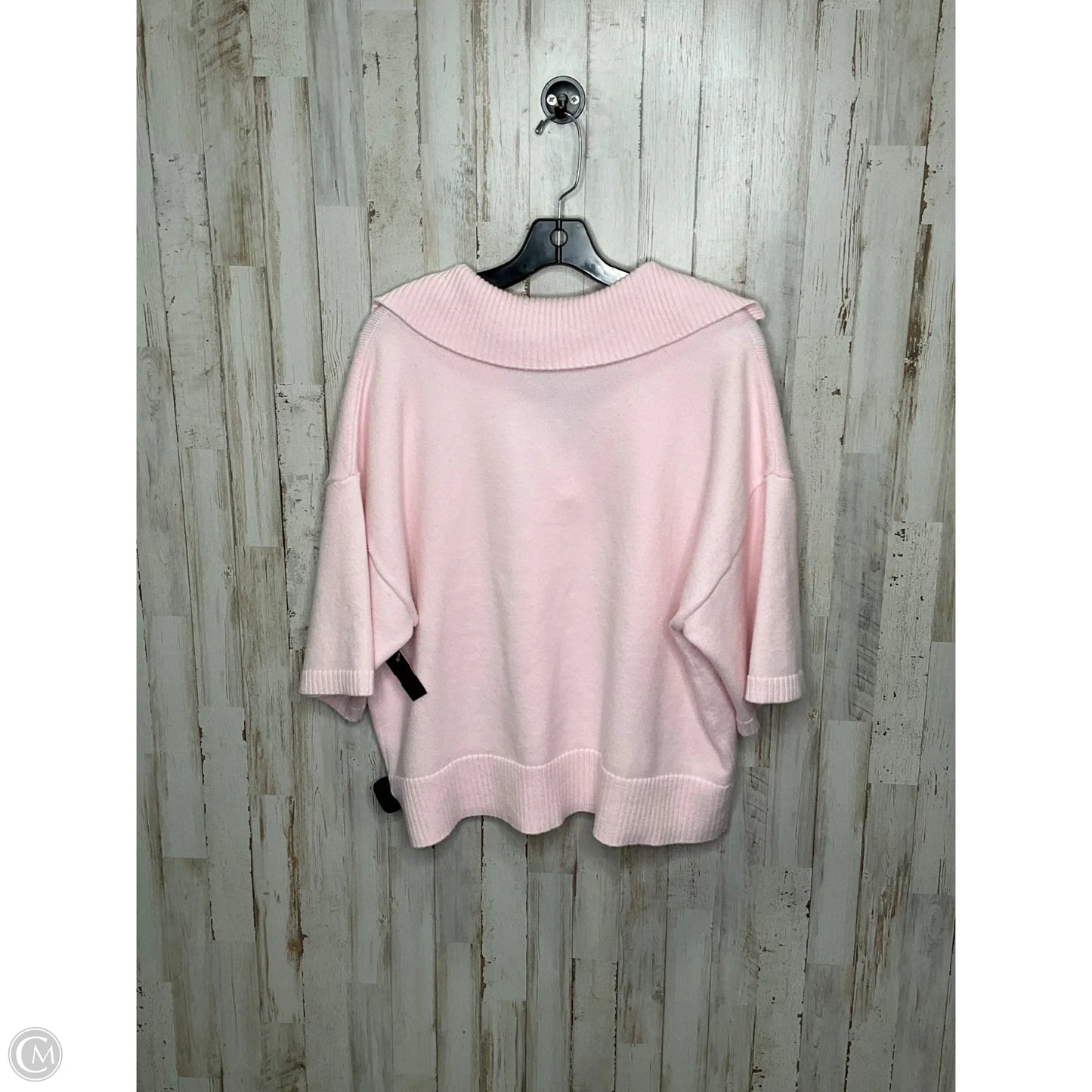 Top Short Sleeve By Marled In Pink, Size: Xl