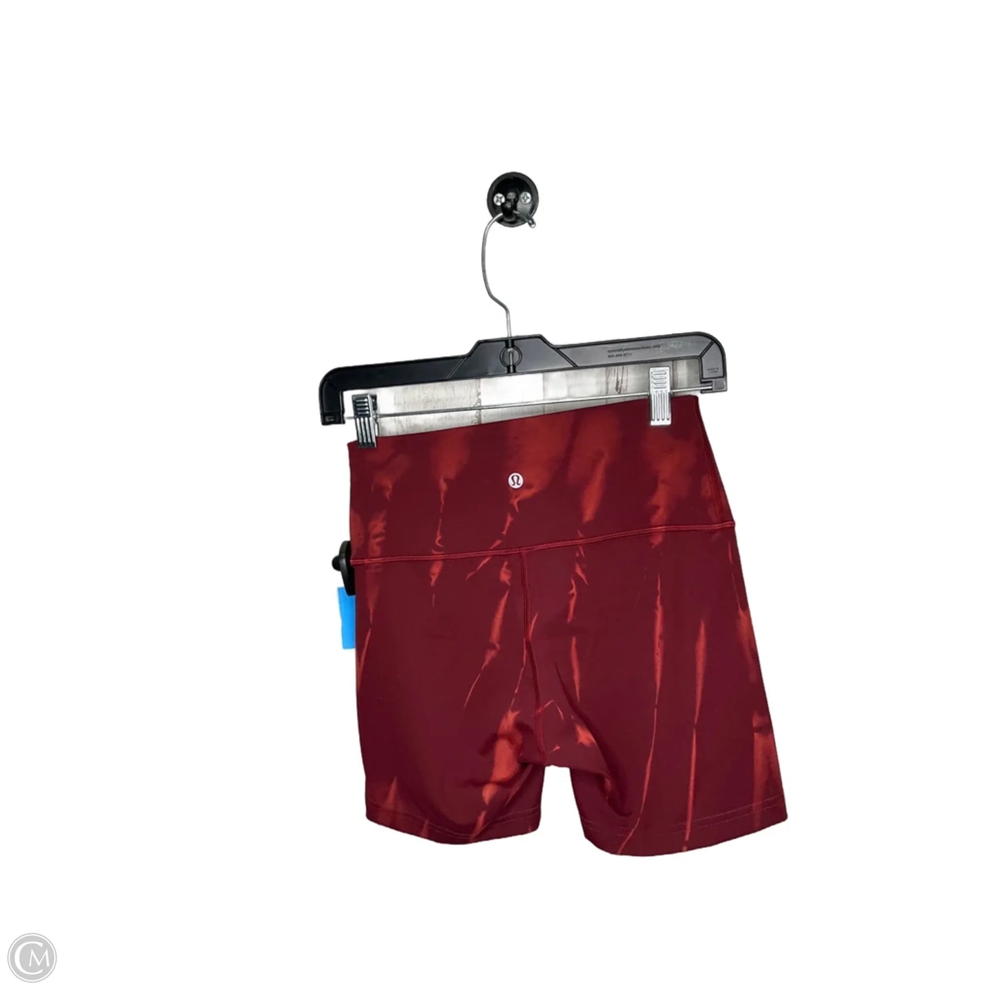 Athletic Shorts By Lululemon In Orange & Red, Size: 6