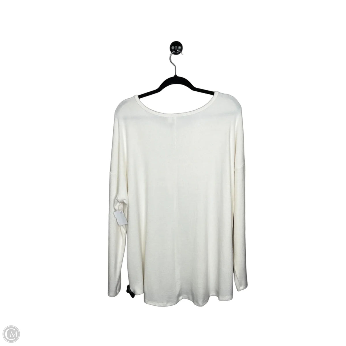 Sweater By Cato In White, Size: Xl
