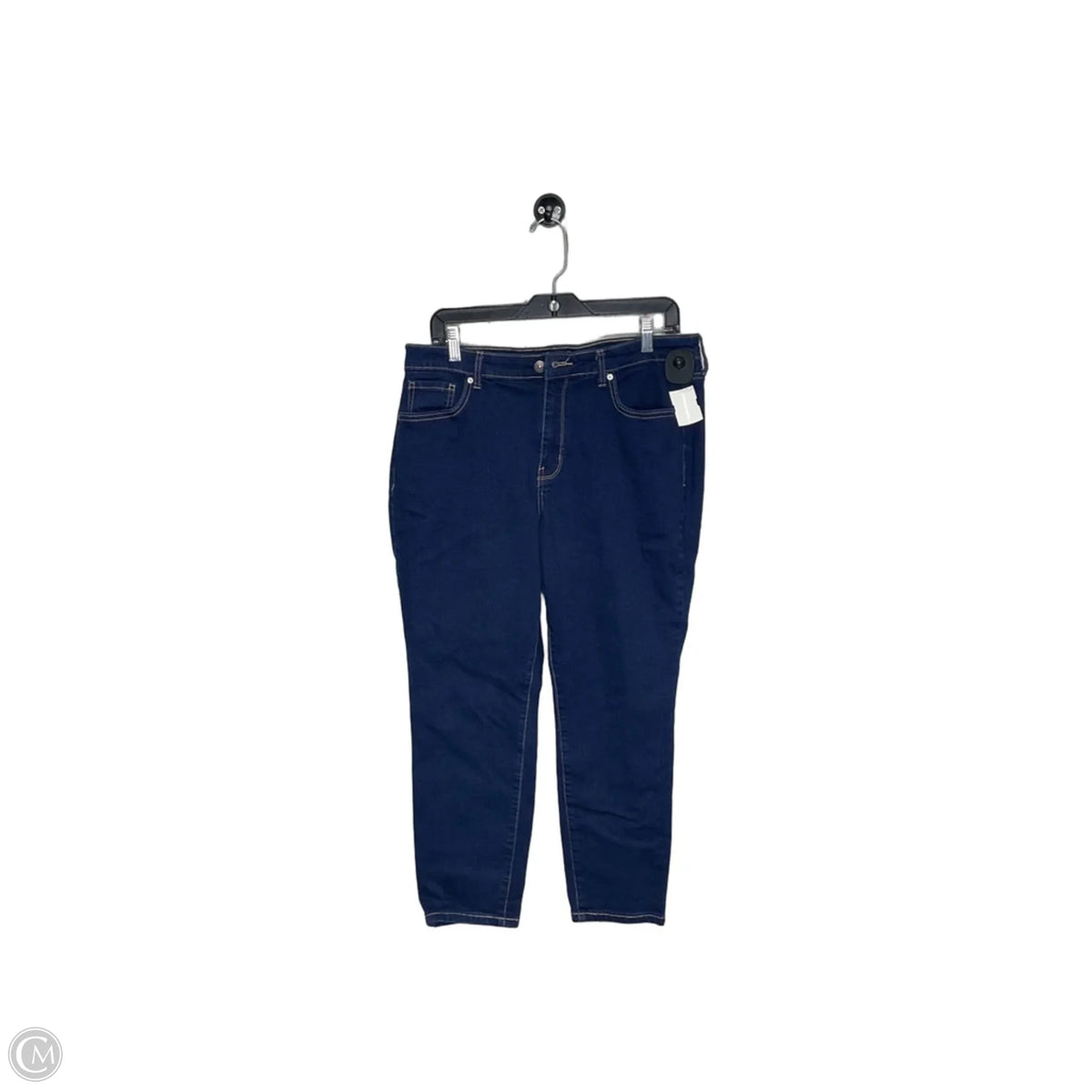 Jeans Cropped By Wonderly In Blue, Size: 16