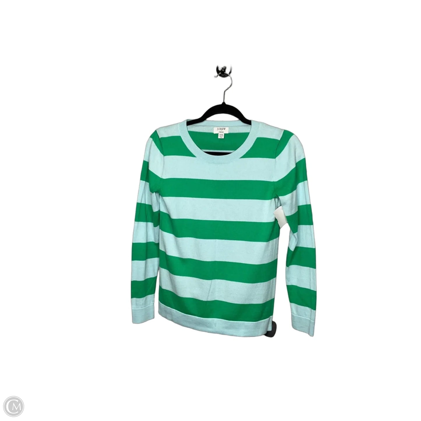 Sweater By J. Crew In Blue & Green, Size: Xxs