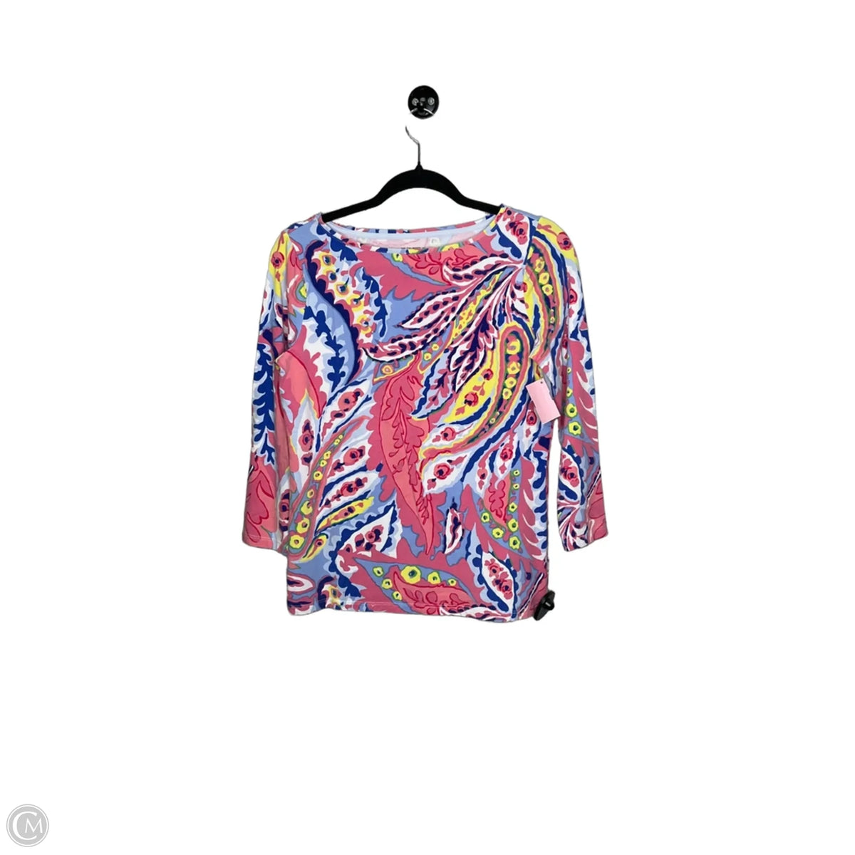 Top Short Sleeve By Talbots In Pink, Size: S