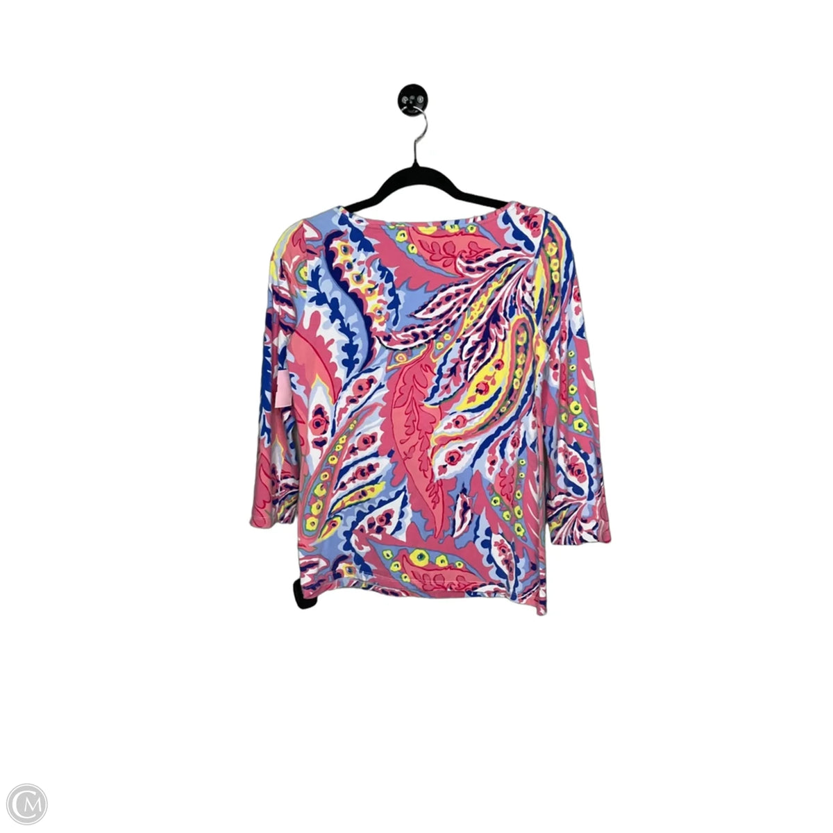 Top Short Sleeve By Talbots In Pink, Size: S