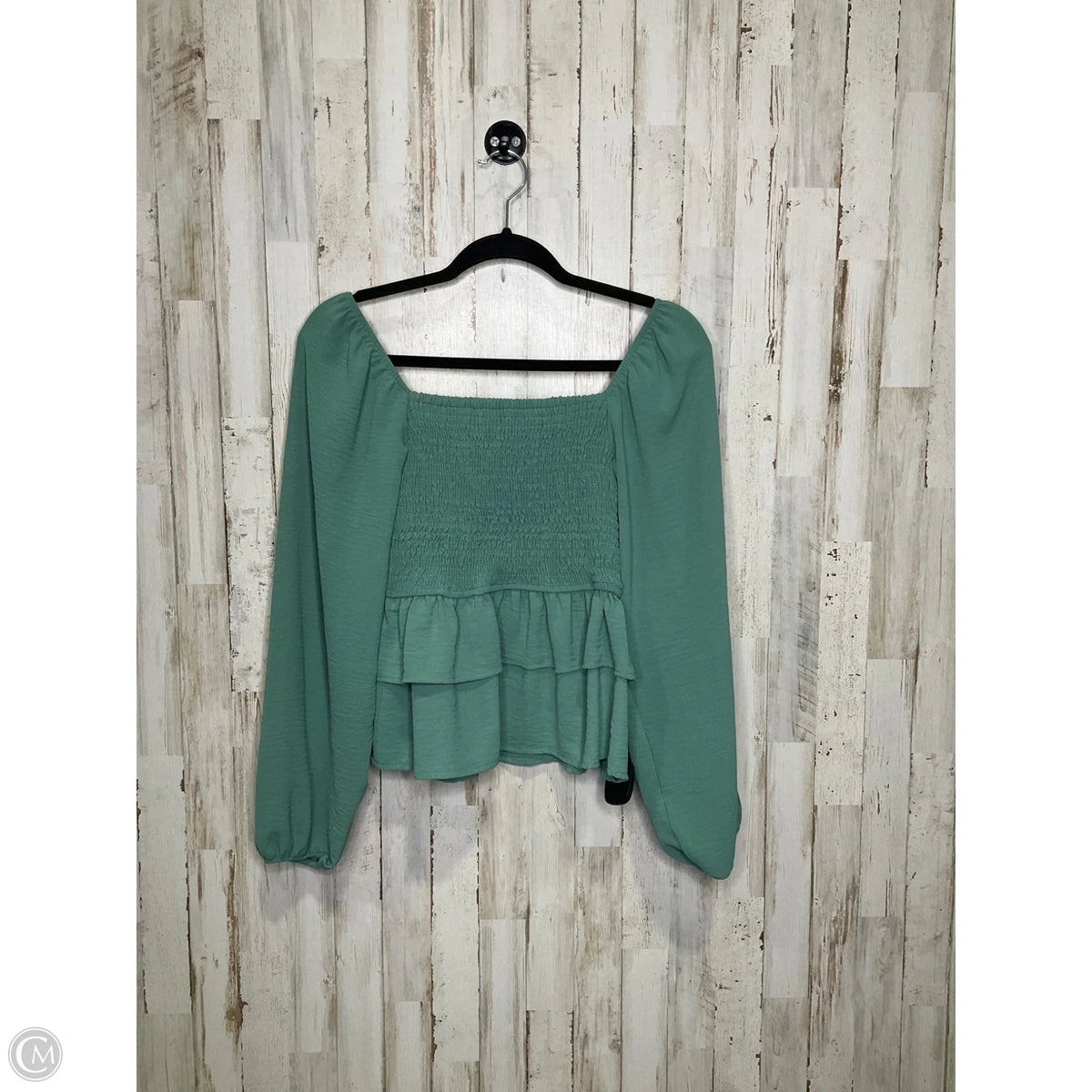 Top Long Sleeve By Altard State In Green, Size: S