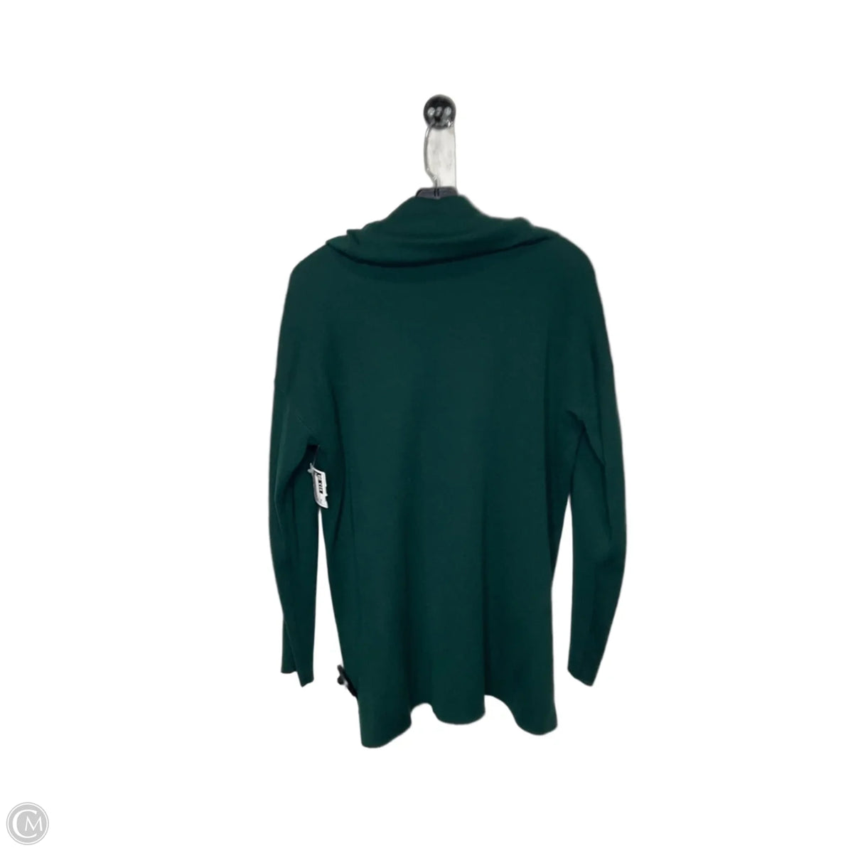 Top Long Sleeve By Calvin Klein In Green, Size: M