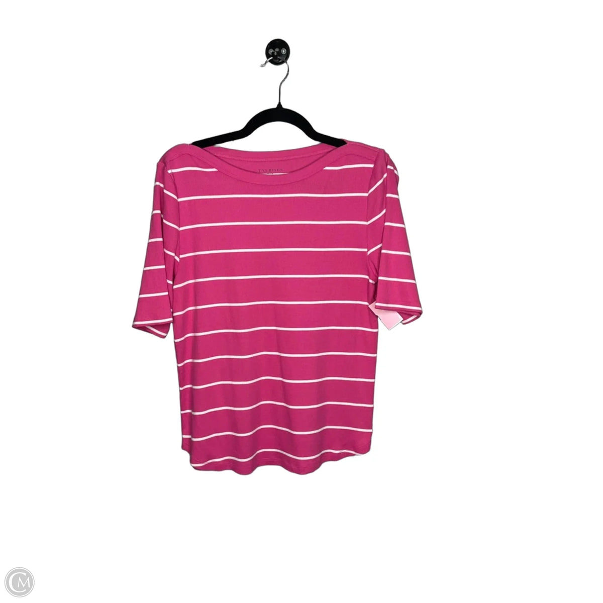 Top Short Sleeve By Talbots In Pink, Size: Xlp