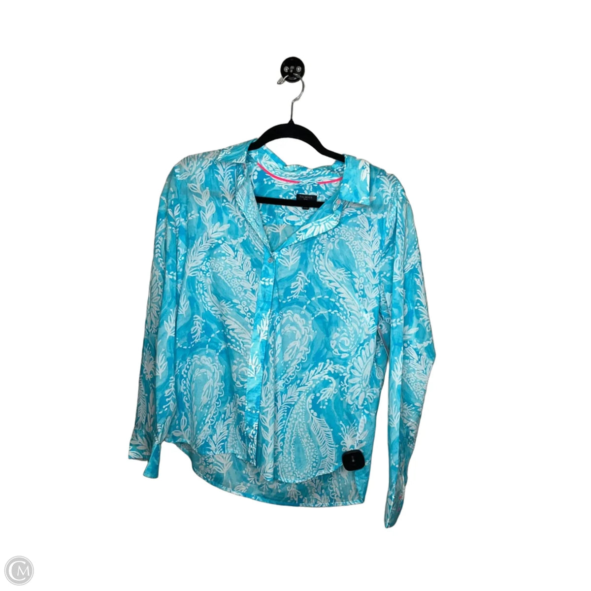 Top Long Sleeve By Talbots In Blue, Size: Lp