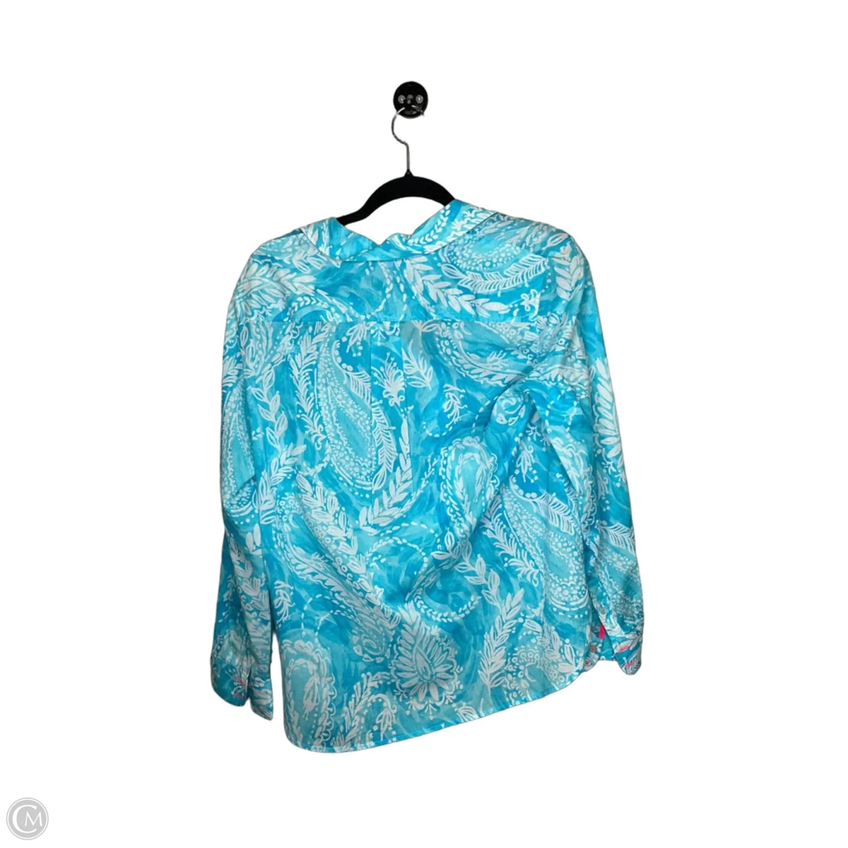 Top Long Sleeve By Talbots In Blue, Size: Lp