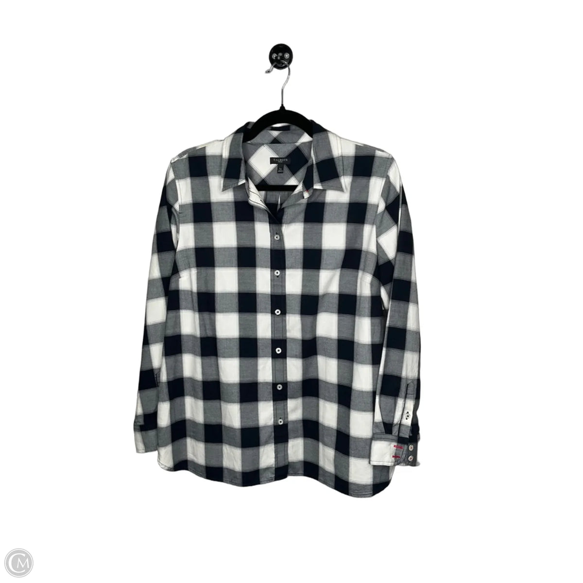 Top Long Sleeve By Talbots In Black, Size: Lp