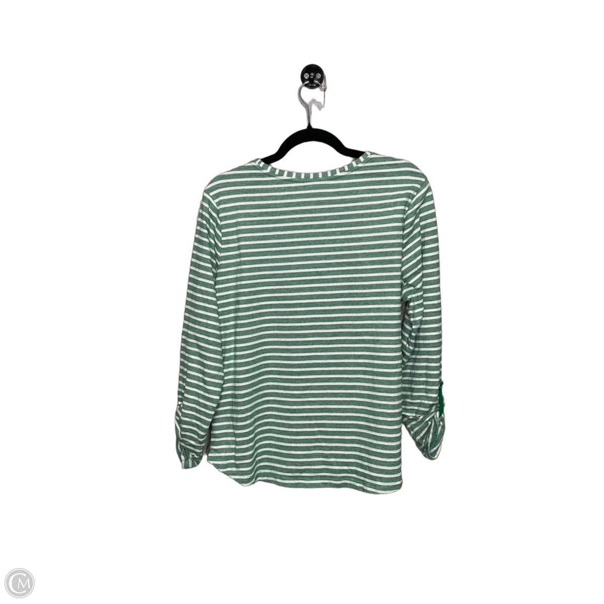 Top Long Sleeve By Lands End In Green, Size: 18