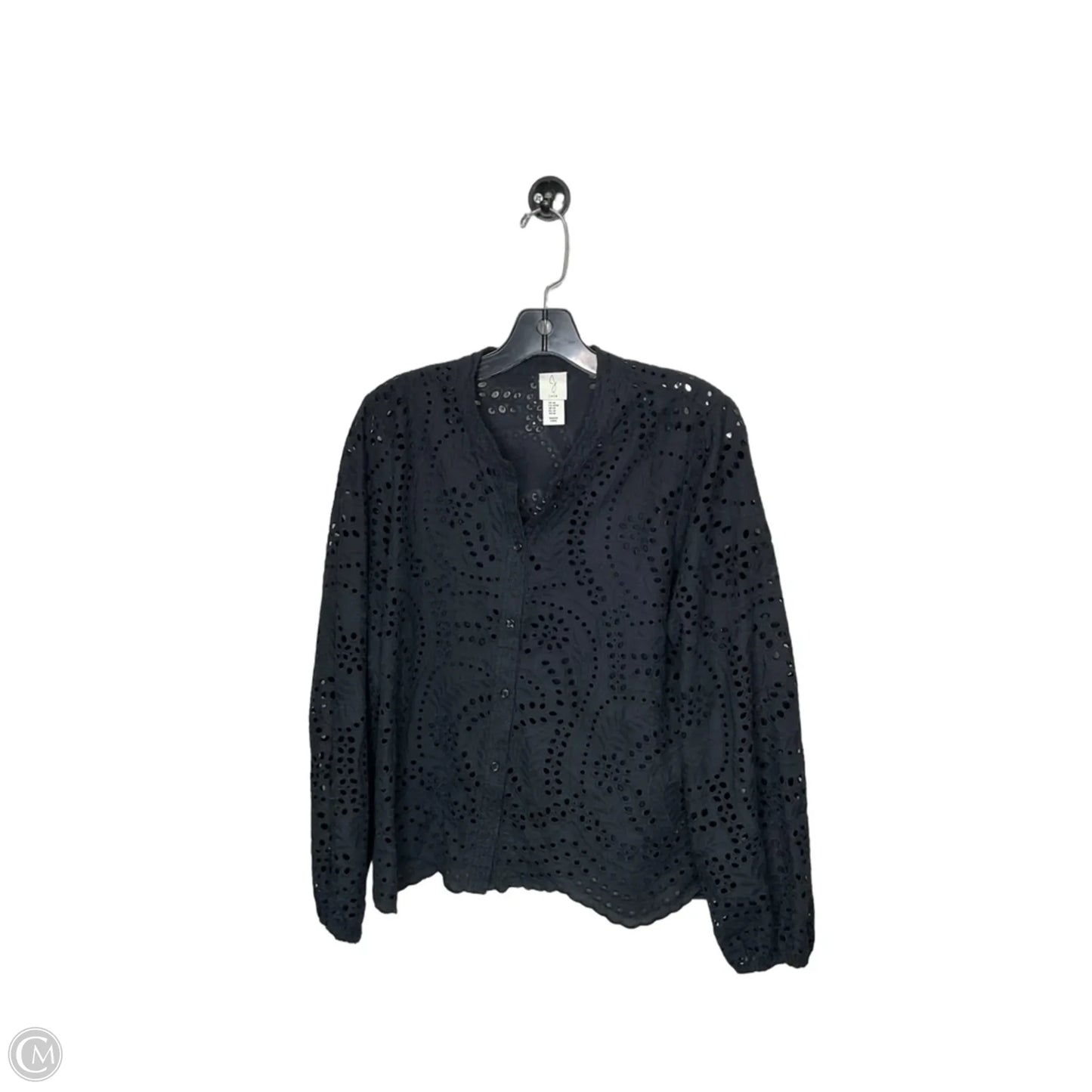 Top Long Sleeve By Joie In Black, Size: M