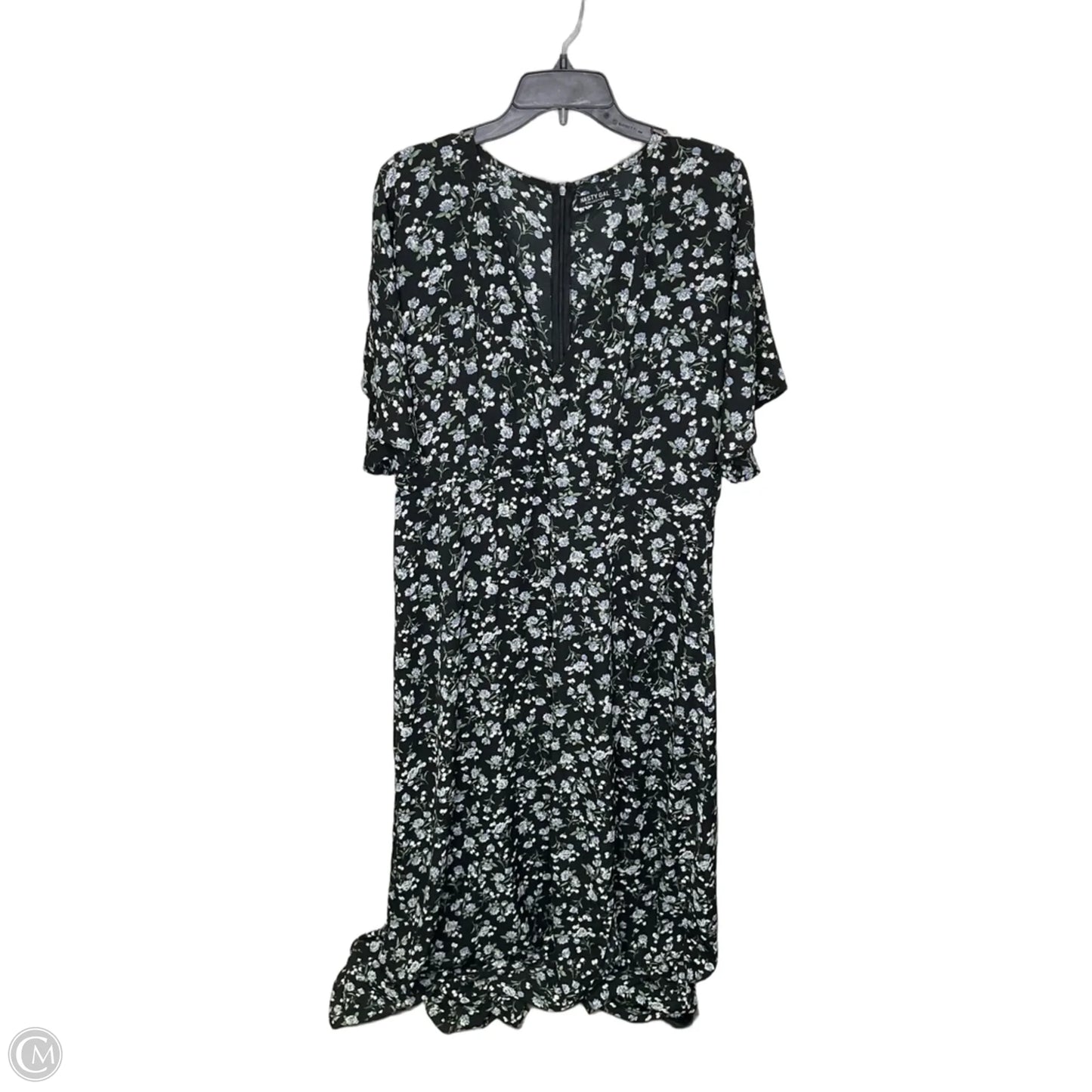 Dress Casual Maxi By Nasty Gal In Black, Size: 14