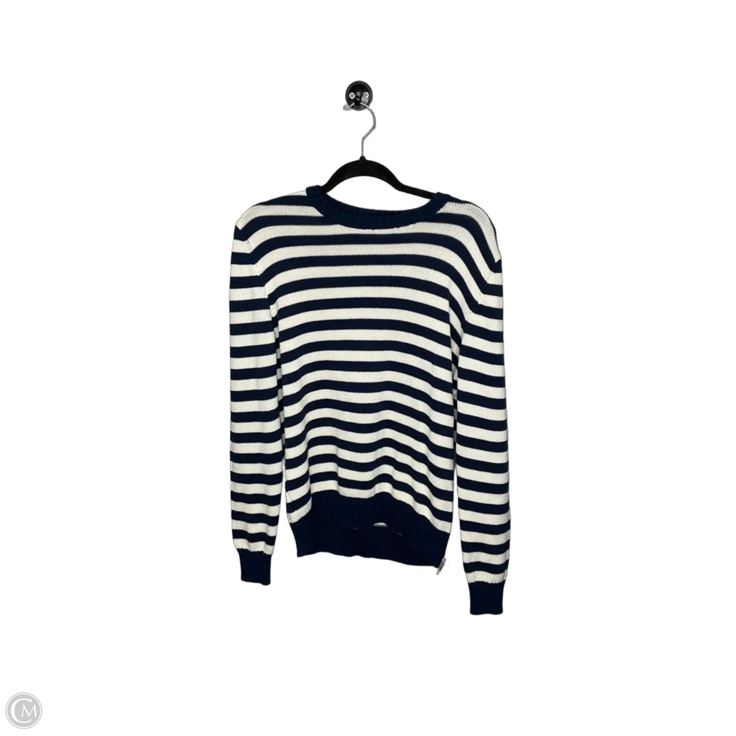 Sweater By Brandy Melville In Blue & White, Size: Xs