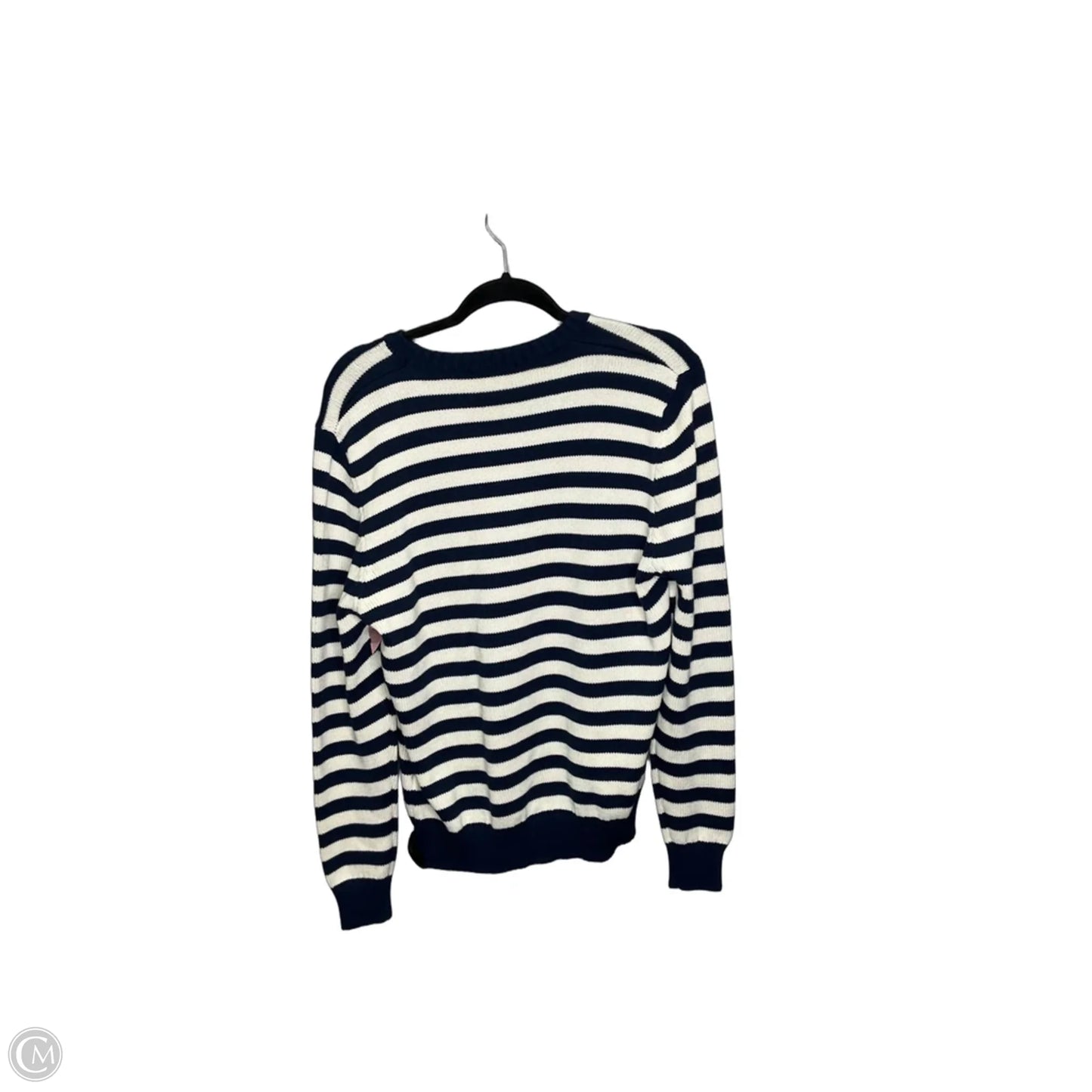 Sweater By Brandy Melville In Blue & White, Size: Xs