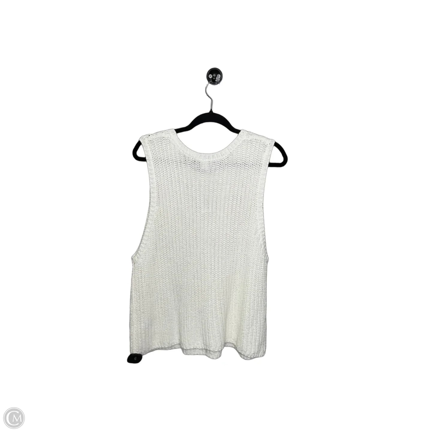 Sweater Short Sleeve By Old Navy In White, Size: 1x