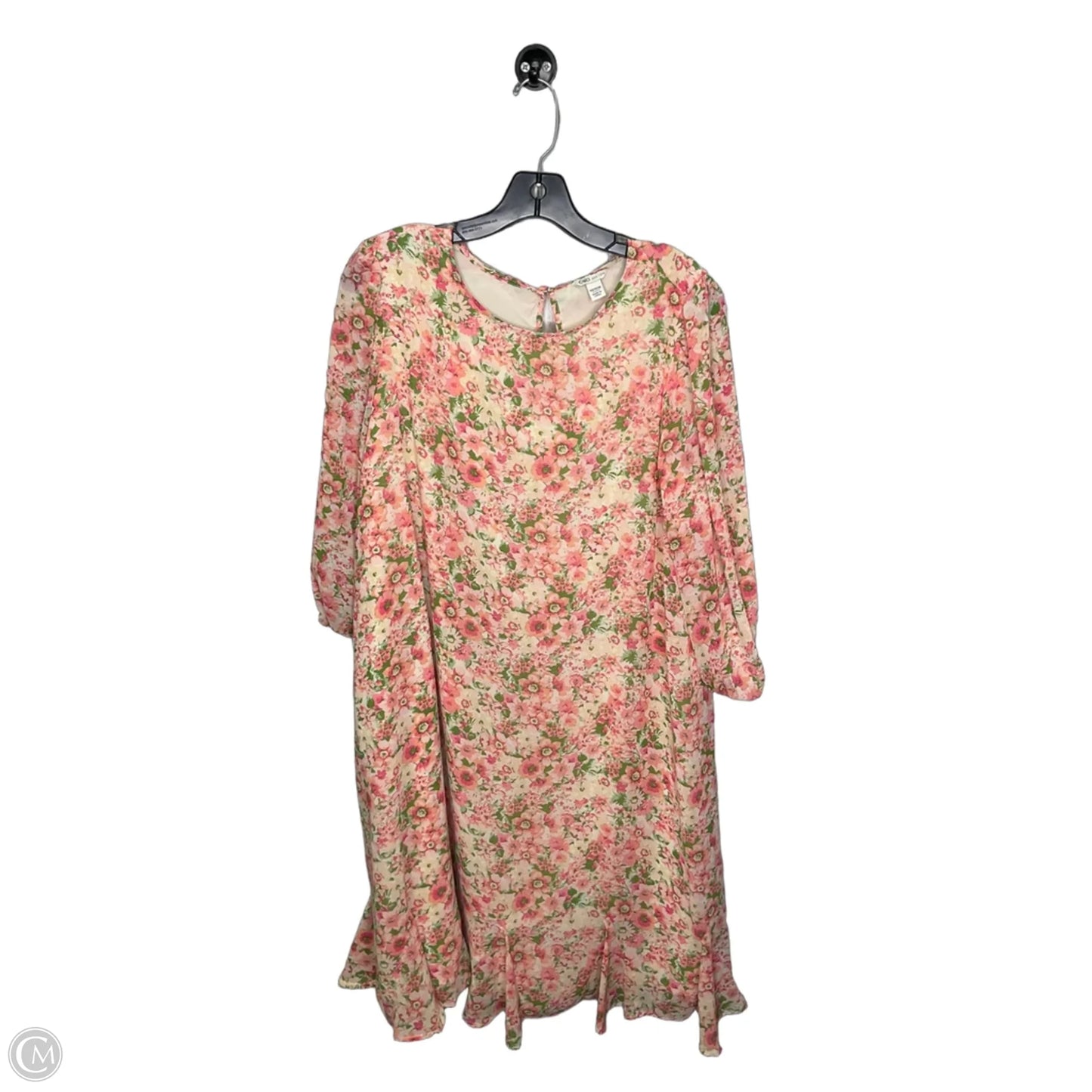 Dress Casual Short By Cato In Floral Print, Size: Xl