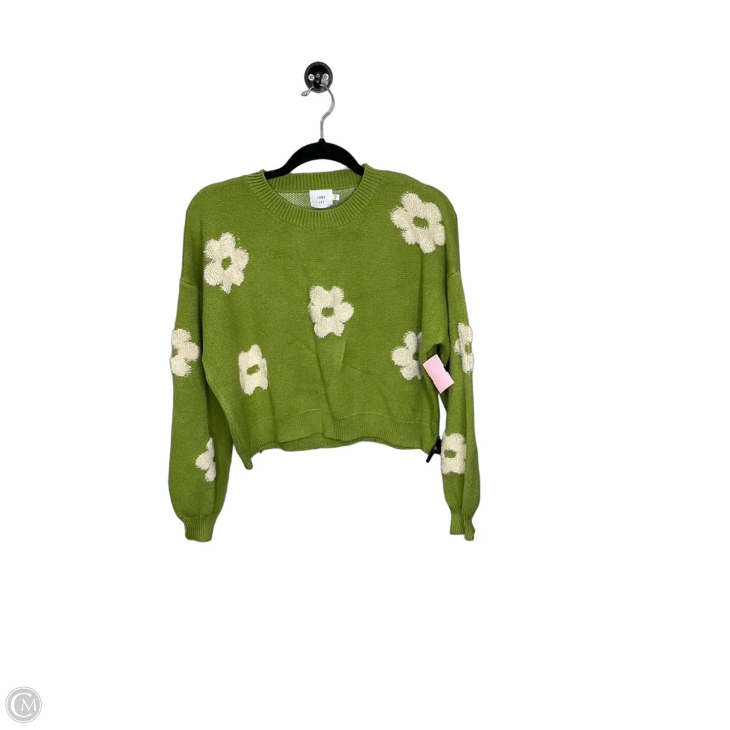 Sweater By Luna Ivy In Green, Size: M