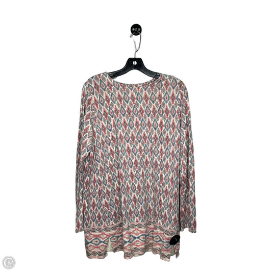Tunic Long Sleeve By J. Jill In Multi-colored, Size: M