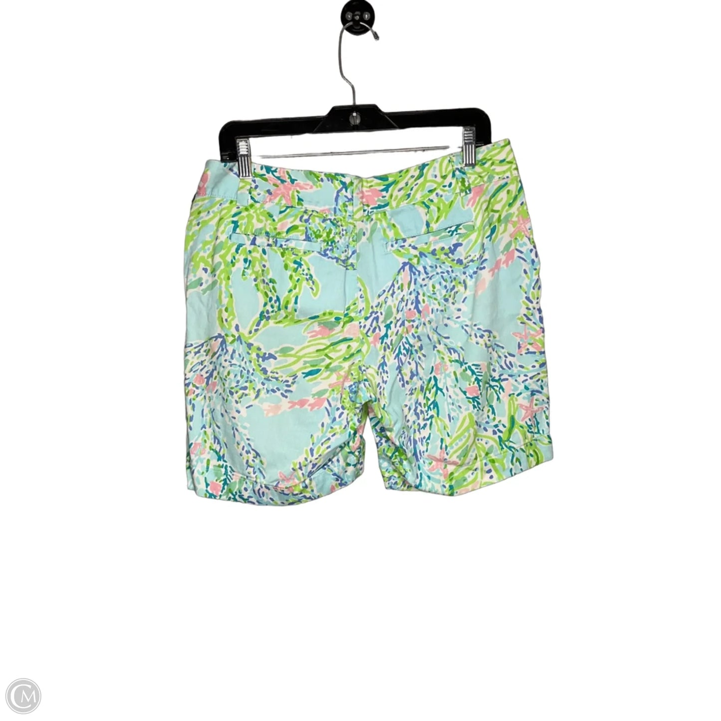 Shorts Designer By Lilly Pulitzer In Blue & Green, Size: 8