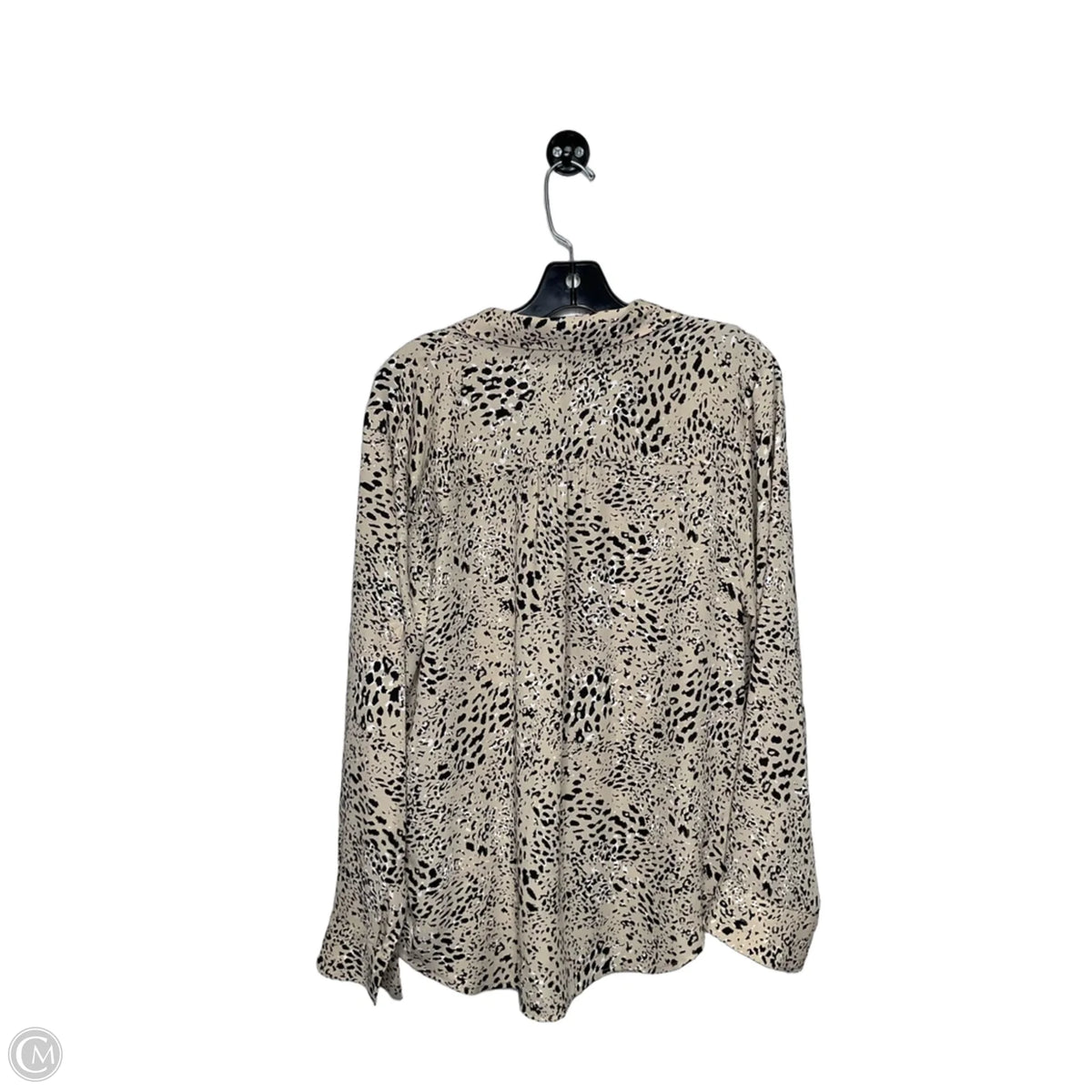 Top Long Sleeve By Maurices In Brown, Size: L