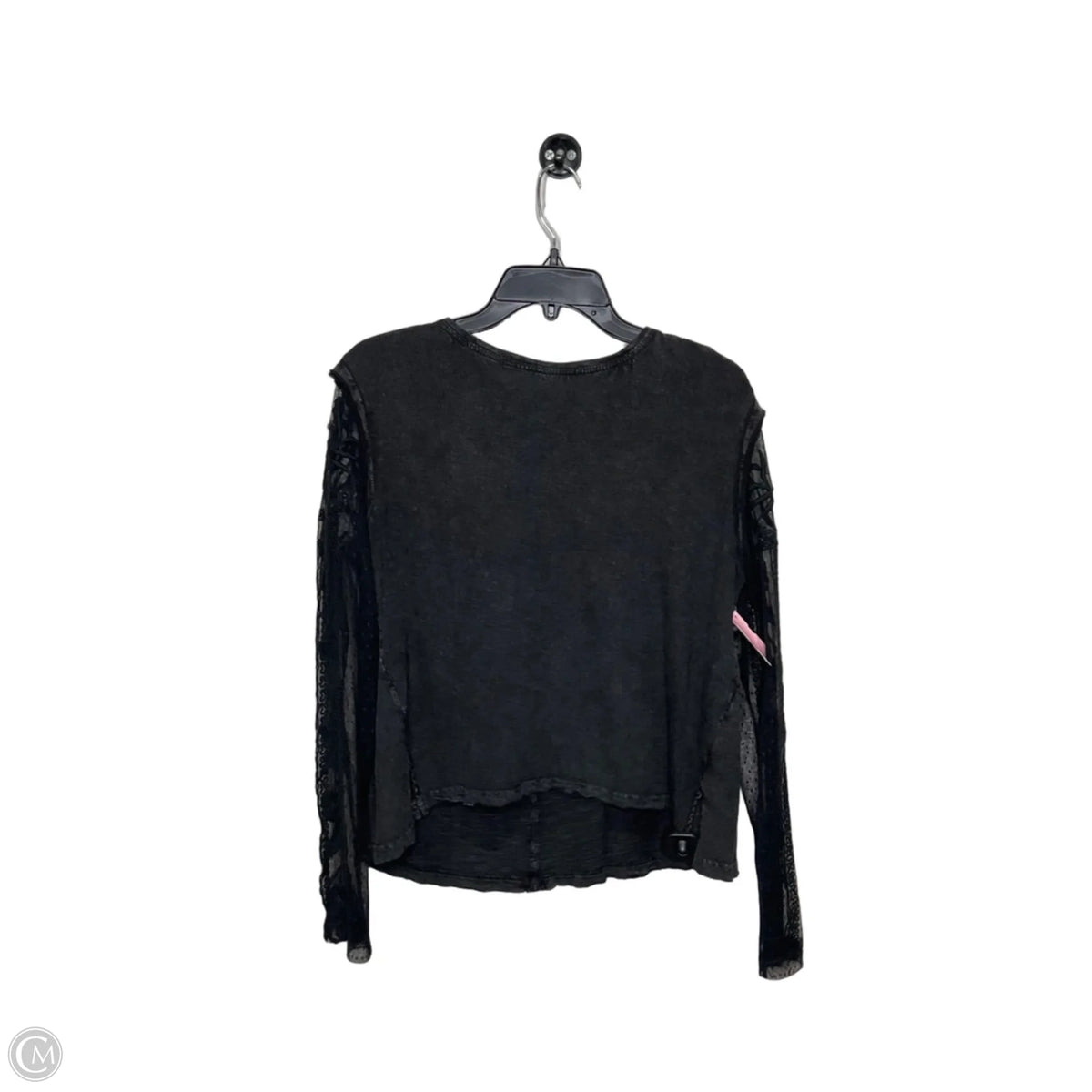 Top Long Sleeve By Free People In Black, Size: S