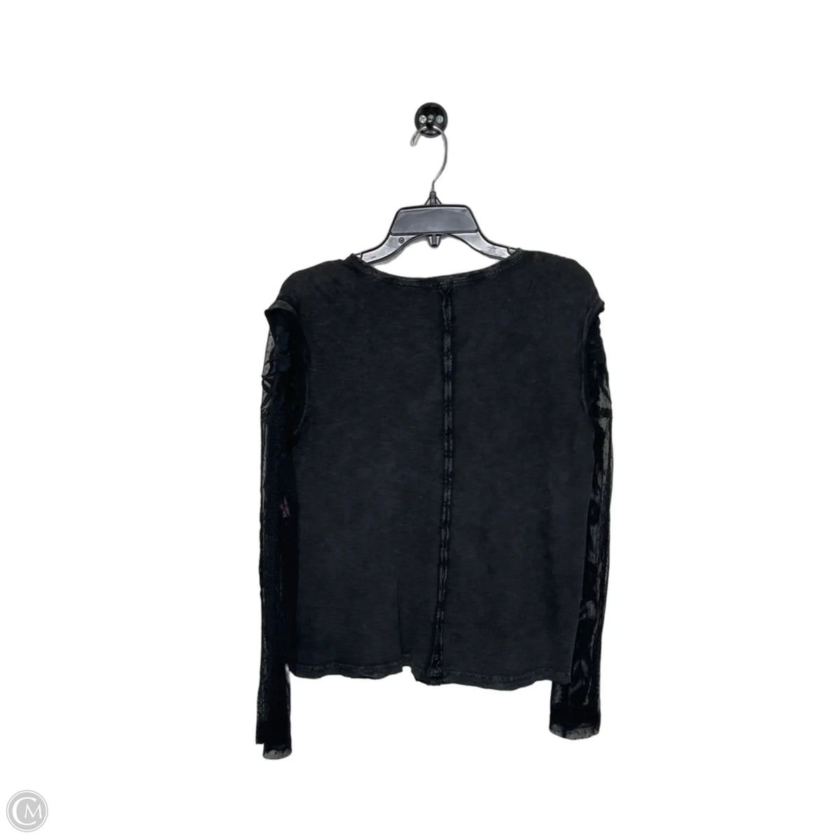 Top Long Sleeve By Free People In Black, Size: S