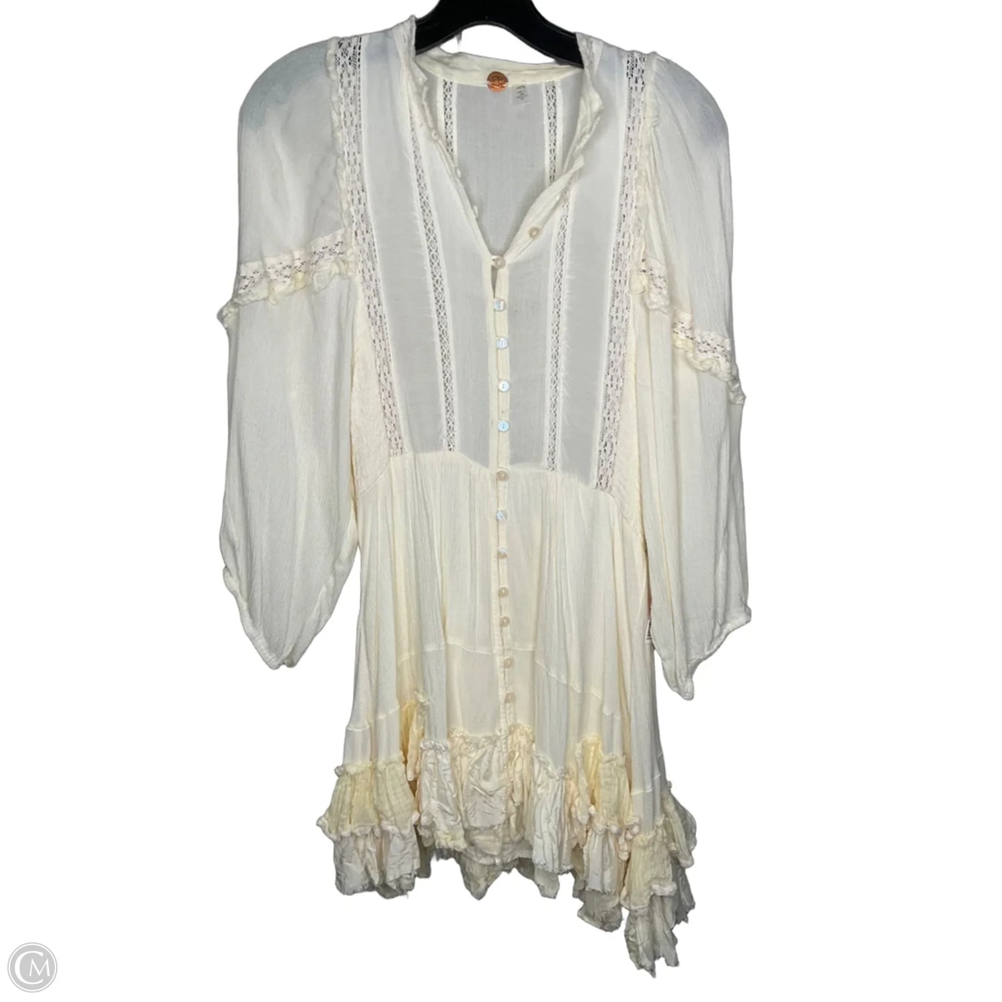 Dress Casual Short By Free People In Cream, Size: Xs