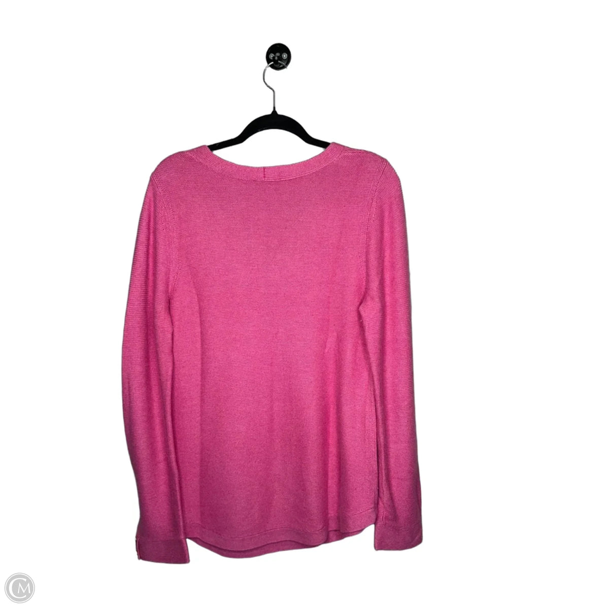 Top Long Sleeve By Talbots In Pink, Size: L