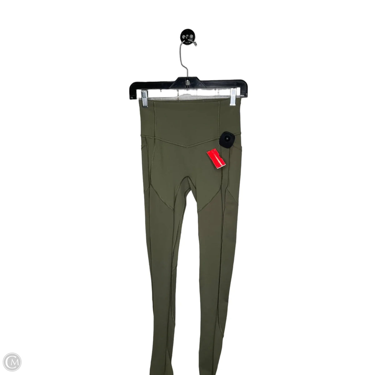 Athletic Leggings By Lululemon In Green, Size: 4